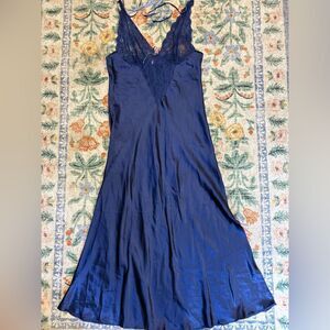 Vintage Silk Slip dress Orcanta Collection Privee Lingerie Maxi Satin medium
